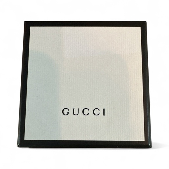 Gucci Box Jewelry Black & White Storage Jewelry Gift Box 3.5x3.5" - Picture 1 of 3